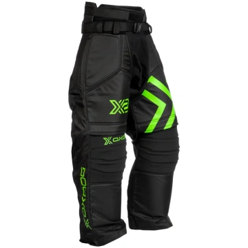 X2 GOALIE PANTS SR Black/green Oxdog