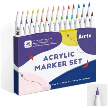 Acrylic Marker Pens ARRTX 30B, 30 Colours