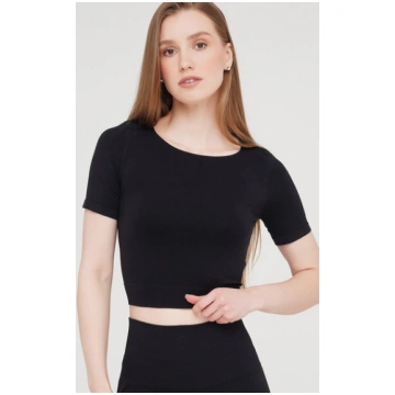 Saīsināts bezšuvju T-krekls CROP T-SHIRT Giulia