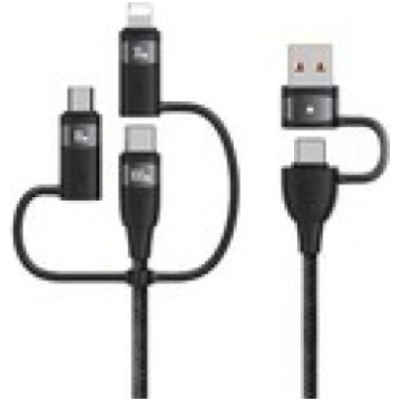 USAMS SJ645USB01 3-in-1 datu pārraides un uzlādes 