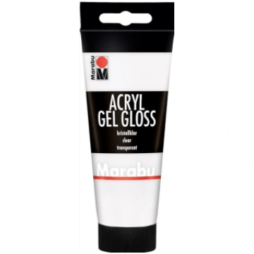 Medijs-gēls akrilam Marabu 100ml 101 crystal clear