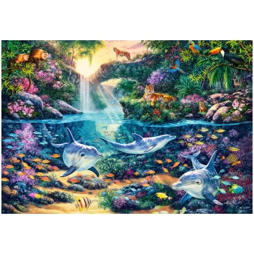 Puzle Puzzle Castorland, 1500 det. "Jungle Paradis