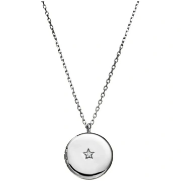 Love Circle Locket Silver Hot Property Jewellery