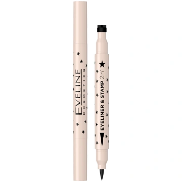 Eveline_eyeliner & Zīmogs Pildspalvā 2in1 02 Zvaig