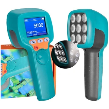 Digitālā rokas stroboskopa 60-99999 FPM, bezkontak