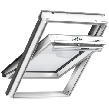 Jumta logs VELUX GGU CK02 0062 55x78cm, ar rokturi