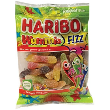 KONFEKTES ŽELEJAS HARIBO WUMMIS FIZZ 100G
