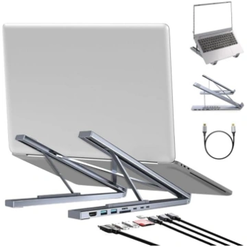 CISSIYOG Laptop Stand, Height Adjustable and Folda