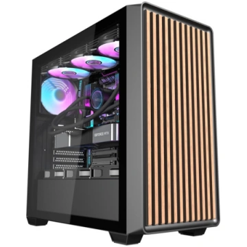 Datora korpuss darkFlash DS900WD, melna krās