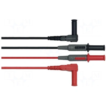 Test leads | Inom: 10A | Len: 1m | banana plug,bot