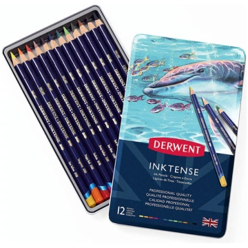 Krītiņi - DERWENT - Inktense - Ūdenī šķīstoša tint