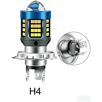 Universal Motorcycle LED Headlight Bulb H4 H6 BA20