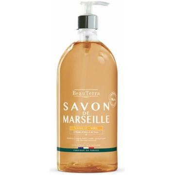 beauterra marseille vanilla honey šķidrās ziepes, 