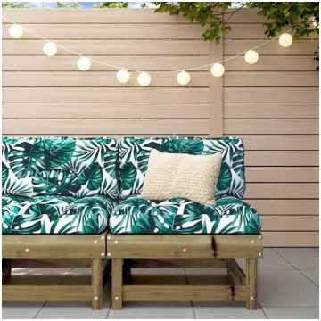 Homgoday Central Garden Sofa Made of Impregnated P