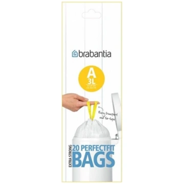 BRABANTIA atkritumu tvertņu maisiņi, 3 l, (A) (20 