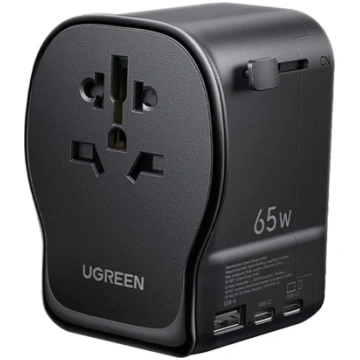 Ceļojuma barošanas adapteris ar USB-C USB-A lādētā
