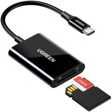 Memory card microSD SD reader USB-C 3.1 - black UG