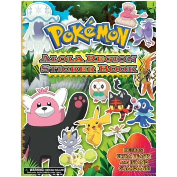 Pokemon Alola Region Sticker Book The Pokemon The
