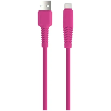 Setty cable USB - USB-C 1,5 m 2A KSA-C-1.526 pink 