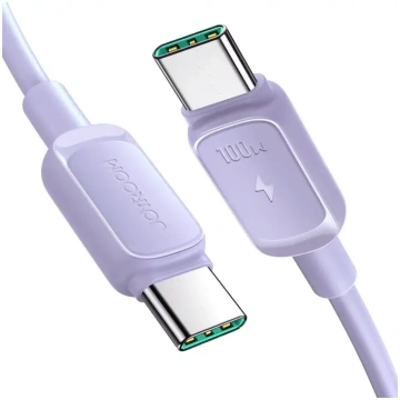 Joyroom USB-C uz USB-C kabelis 100W 1.2m – Violets