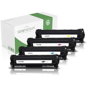 4 tonera kasetnes, kas saderīgas ar HP CF410X CF41
