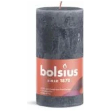 Bolsius Candel Rustik Ø6.8x13cm Slate blue Svece 1