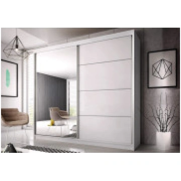 Skapis ar bīdāmām durvīm MULTI 35 (203cm) balts / 