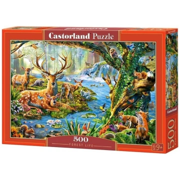Puzle Puzzle Castorland Forest Life, 500 det