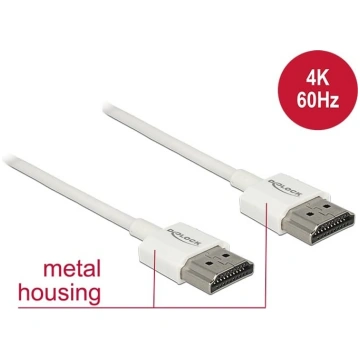 Delock Cable High Speed HDMI with Ethernet - HDMI-