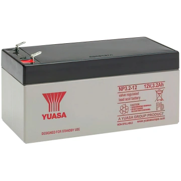 AKUMULATORS YUASA INDUSTRIAL 12V/3,2A 134X67X64