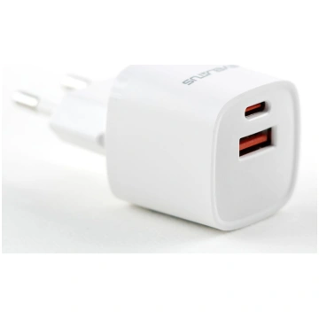 Adapteris Evelatus USB-A and USB-C 30W Max / EU ch