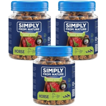 SIMPLY FROM NATURE Smart Bites Zirga gaļas trenaži