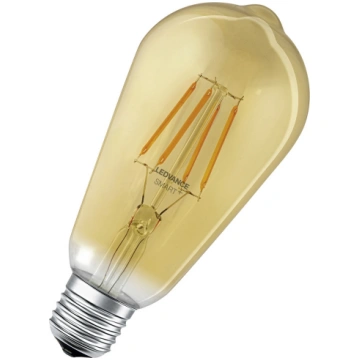 LEDVANCE SMART WiFi E27 6W Edisona zelta 2 400K LE