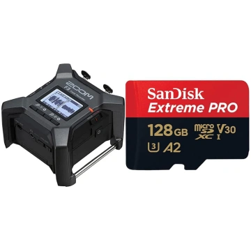 Zoom F3 multi-track lauka ierakstītājs un SanDisk 