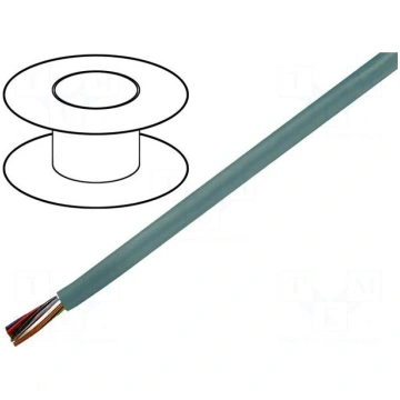 Wire | LiYY | 2x0,25mm2 | unshielded | 300V | PVC 