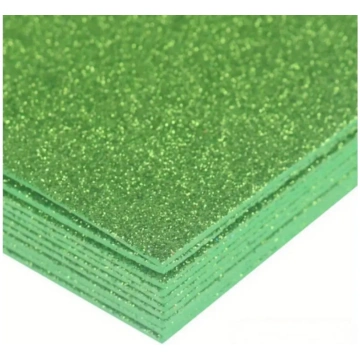 Spīdīgas EVA putas 20x30cm (zaļas) 2 mm