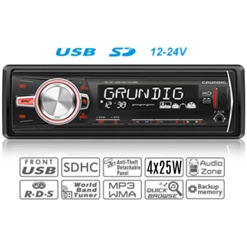 GRUNDIG GX-3024 12/24V Automagnetola ar USB/SD/AUX