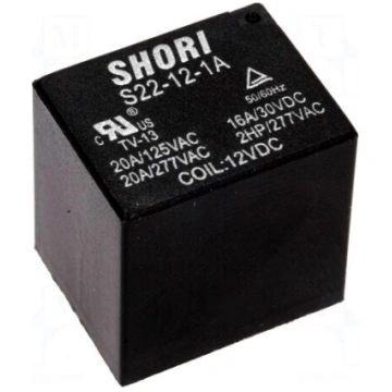 Relay: electromagnetic | SPST-NO | Ucoil: 12VDC | 
