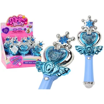 L-Toys Princeses zizlis ar krāsainām gaismiņām Zil