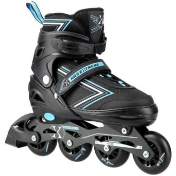 INLINE SKRITUĻSLIDAS NH11912 A 2IN1 BLACK/BLUE IZM