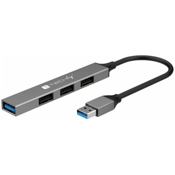 HUB USB Techly USB-A 3.2 Hub with 4 Slim | IUSB32-