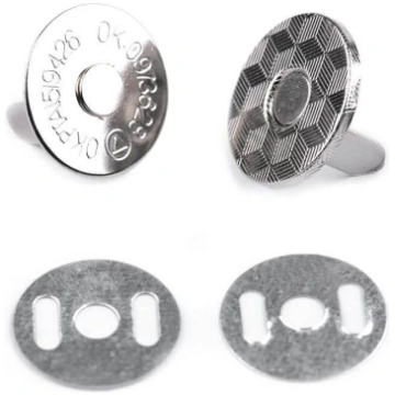 Magnētiska aizdare somām Ø18mm 780784 - 1 niķelis