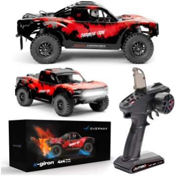 Rc automašīna Overmax X-Giron, 1:10, sarkana krās