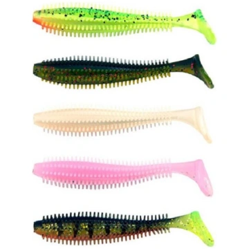 Gumijas lente FOX RAGE Spikey UV Mixed Colors 5 ga