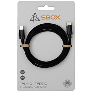 Sbox Type C - Type C M/M 1m black TYPEC-1-B T-MLX5