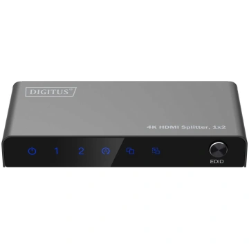 DIGITUS - video/audio splitter - 4K, 1x2 - 2 ports