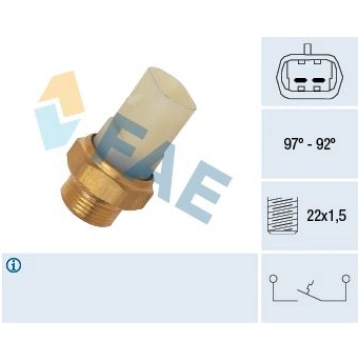 FAE 37710 Termoslēdzis, Radiatora ventilators