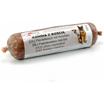Aspol Zirga gaļa ar kauliem 500g