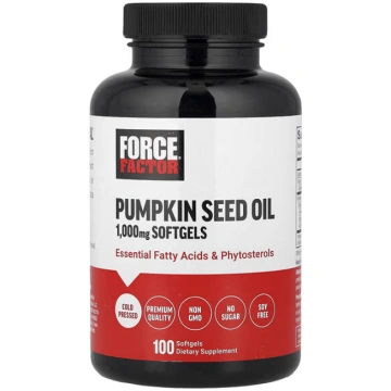 Force Factor, Pumpkin Seed Oil, 1,000 mg, 100 Soft