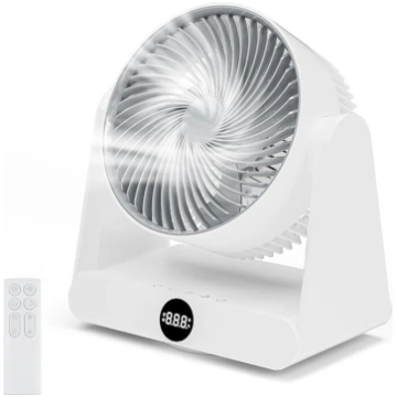 GuKKK klusais galda ventilators 28 dB spēcīgs vent